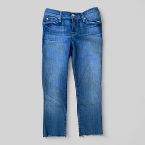 7 For All Mankind Crop & Roll Jeans